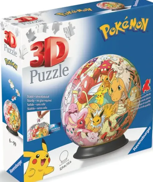 Ravensburger - 3D Puslespil - Pokémon Figurer - 72 Brikker