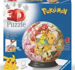 Ravensburger - 3D Puslespil - Pokémon Figurer - 72 Brikker