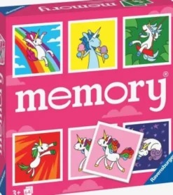 Ravensburger - Enhjørning Memory - Huskespil - 64 Brikker