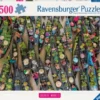 Ravensburger - Floating Market, Indonesia Puslespil - 500 Brikker