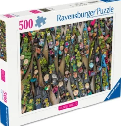Ravensburger - Floating Market, Indonesia Puslespil - 500 Brikker