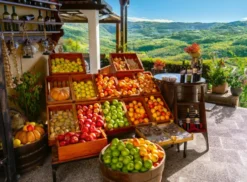 Ravensburger - Fruit Market, Croatia Puslespil - 500 Brikker