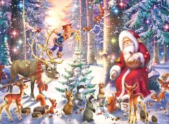 Ravensburger Julepuslespil - Jul I Skoven - 100 Brikker