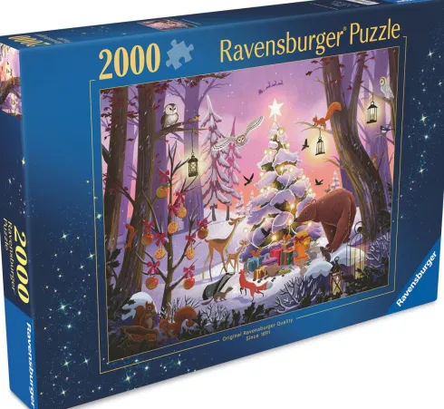 Ravensburger Julepuslespil - 2000 Brikker - Christmas Fantasy