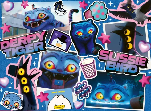 Ravensburger - K-Pop Demon Hunters Puzzle - Derpy & Sussie - 300
