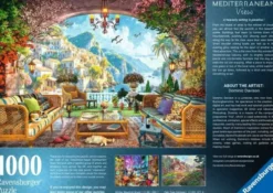 Ravensburger - Mediterranean Terrace View Puzzle - 1000 Brikker