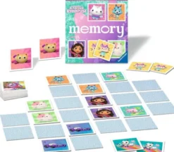 Ravensburger Memory - Gabbys Dukkehus Vendespil - 64 Kort