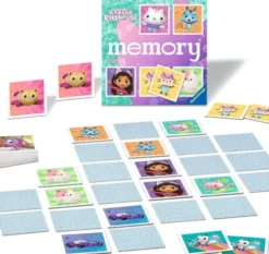 Ravensburger Memory - Gabbys Dukkehus Vendespil - 64 Kort