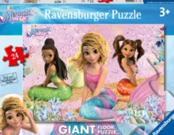 Ravensburger - Mermaid Magic Giant Floor Puzzle - 24 Brikker