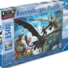 Ravensburger Puslespil - 150 Brikker - Drager & Helte
