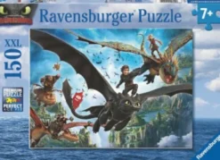 Ravensburger Puslespil - 150 Brikker - Drager & Helte