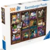 Ravensburger Puslespil - 500 Brikker - Katte Og Sukkulenter