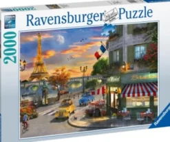 Ravensburger Puslespil - 2000 Brikker - Solnedgang I Paris