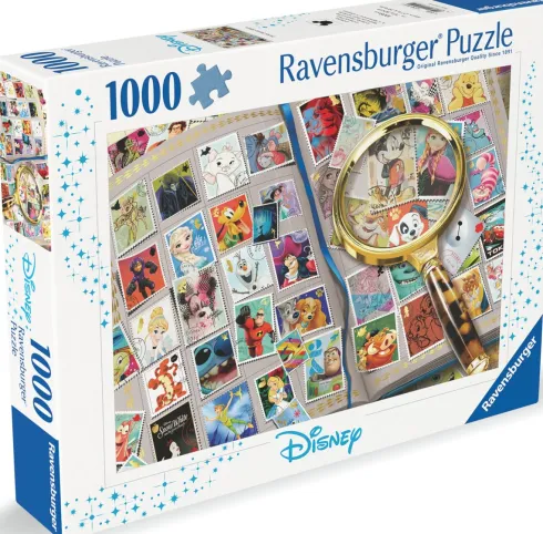 Ravensburger Puslespil - 1000 Brikker - Frimærkesamling