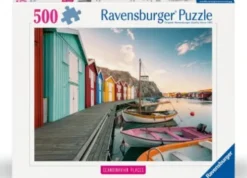 Ravensburger Puslespil - 500 Brikker - Bådhuse I Smögen