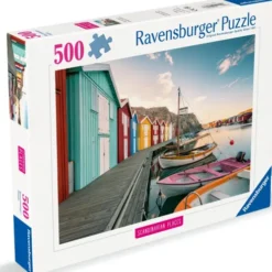 Ravensburger Puslespil - 500 Brikker - Bådhuse I Smögen