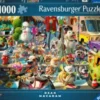 Ravensburger Puslespil - 1000 Brikker - Hundelufteren
