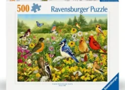 Ravensburger Puslespil - 500 Brikker - Fugle I Engen