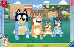 Ravensburger Puslespil - 15 Brikker - Bluey And Her Family