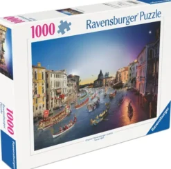 Ravensburger Puslespil - 1000 Brikker - Venedig Dag Og Nat
