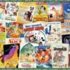 Ravensburger Puslespil - Disney Vintage Movie Poster - 1000 Brikker