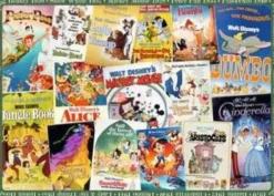 Ravensburger Puslespil - Disney Vintage Movie Poster - 1000 Brikker