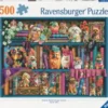 Ravensburger Puslespil - Dyrebare Porcelæn Hvalpe - 500 Brikker