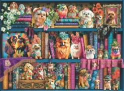 Ravensburger Puslespil - Dyrebare Porcelæn Hvalpe - 500 Brikker