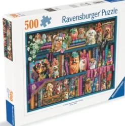Ravensburger Puslespil - Dyrebare Porcelæn Hvalpe - 500 Brikker