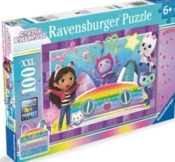 Ravensburger Puslespil - Gabby's Dollhouse Xxl Puzzle - 100 Brikker