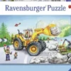 Ravensburger Puslespil - Gravemaskine - 2X24 Brikker