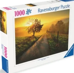Ravensburger Puslespil - Landskab I Morgensolen - 1000 Brikker