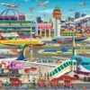 Ravensburger Puslespil - Lufthavnscentral - Xxl - 150 Brikker