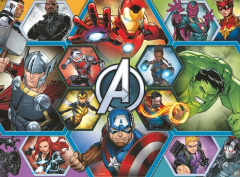 Ravensburger Puslespil - Marvel Avengers Xxl - 100 Brikker