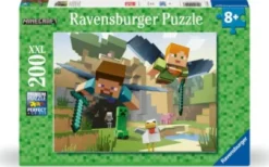 Ravensburger Puslespil - Minecraft - Xxl - 200 Brikker