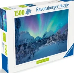 Ravensburger Puslespil - Power Of Nature - Nordlys - 1500 Brikker