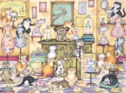 Ravensburger Puslespil - Skøre Katte - Taby & Co. - 500 Brikker
