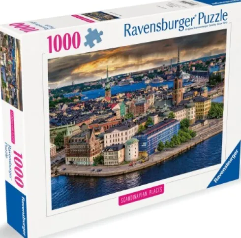 Ravensburger Puslespil - Stockholm Sweden - 1000 Brikker