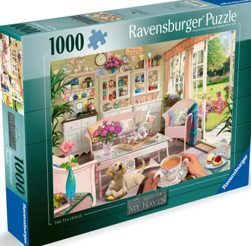 Ravensburger Puslespil - The Tea Shed - 1000 Brikker