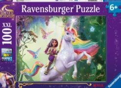 Ravensburger Puslespil - Unicorn Academy - Xxl - 100 Brikker