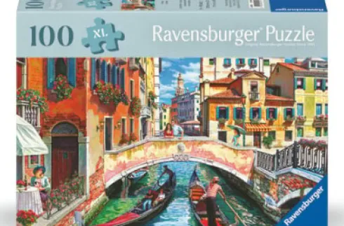 Ravensburger Puslespil - Venedig - 100 Brikker
