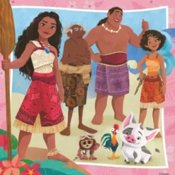 Ravensburger Puslespil - 3X49 Brikker - Disney Vaiana 2