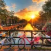 Ravensburger - Sunset In Amsterdam Puslespil - 200 Xl Brikker