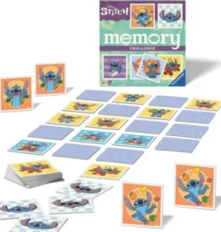 Ravensburger - Vendespil - Disney Stitch Memory - 64 Kort