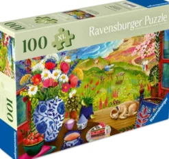 Ravensburger - View Out The Window Puslespil - 100 Xl Brikker