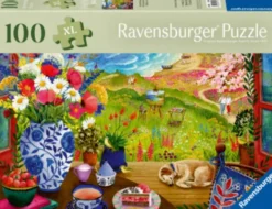 Ravensburger - View Out The Window Puslespil - 100 Xl Brikker