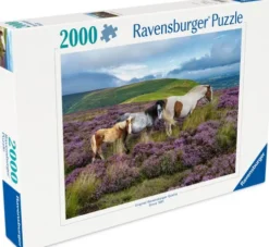 Ravensburger - Wild Horses - Heste Puslespil - 2000 Brikker