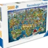 Ravensburger - World Map - Verdenskort Puslespil - 5000 Brikker
