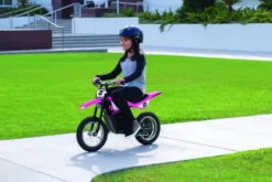 Razor - Mx125 Dirt Rocket Motorcrosser Til Børn - Pink Sort