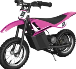 Razor - Mx125 Dirt Rocket Motorcrosser Til Børn - Pink Sort